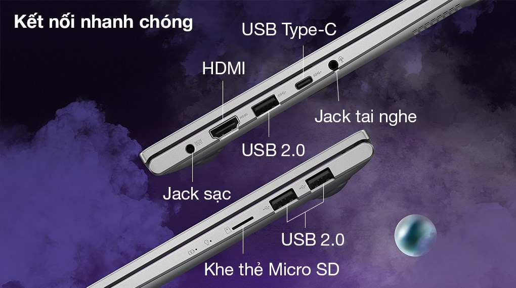 Laptop Asus VivoBook A415EA i3 1115G4/8GB/512GB/Win10 (EB559T)