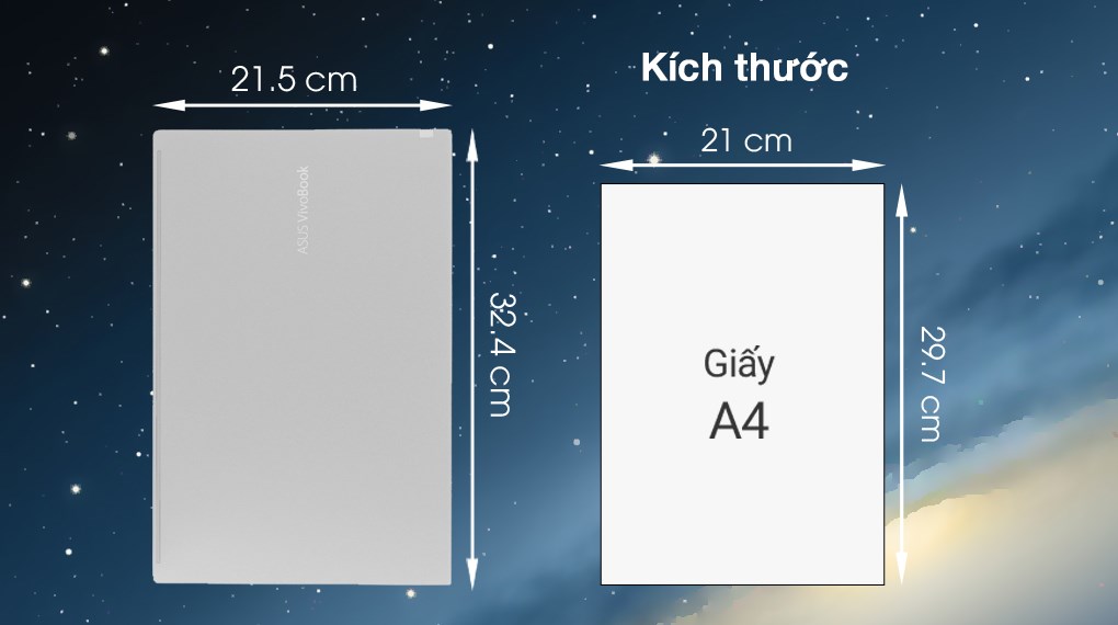 Laptop Asus VivoBook A415EA i3 1115G4/8GB/512GB/Win10 (EB559T)