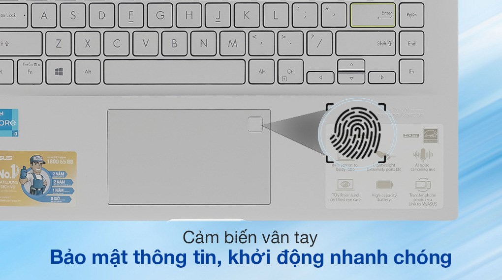 Laptop Asus VivoBook A415EA i3 1115G4/8GB/32GB+512GB/Win10 (EB568T)