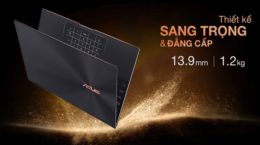 Laptop Asus ZenBook UX371EA i7 1165G7/16GB/1TB SSD/OLED/Touch/Pen/Cáp/Túi/Office H&S2019/Win10 (HL701TS)