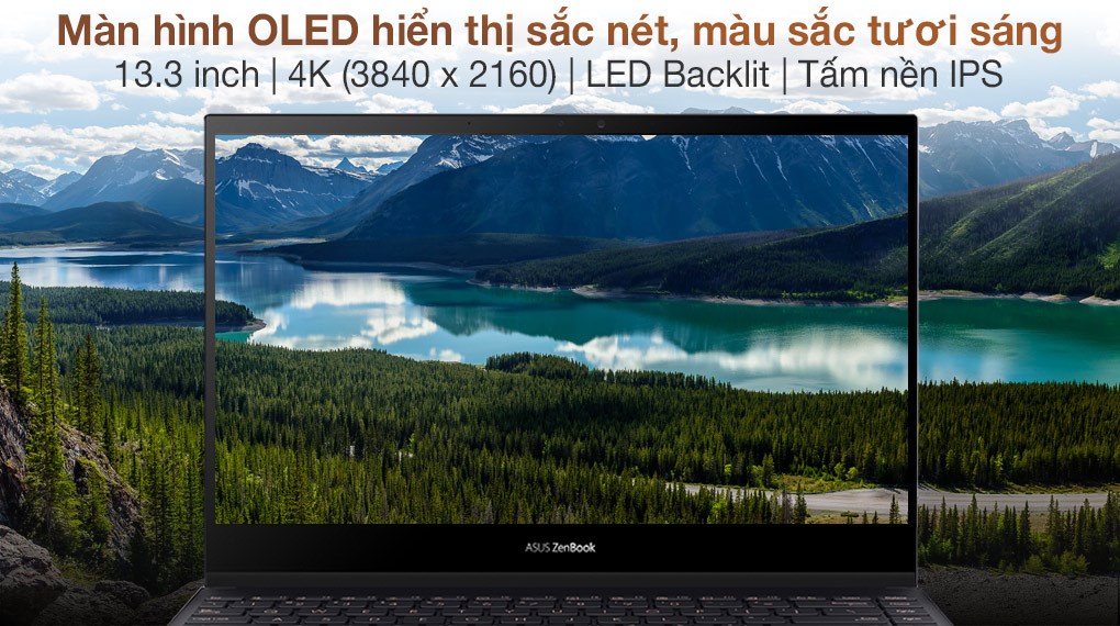 Laptop Asus ZenBook UX371EA i7 1165G7/16GB/1TB SSD/OLED/Touch/Pen/Cáp/Túi/Office H&S2019/Win10 (HL701TS)