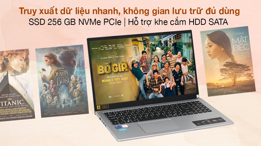 Laptop Acer Aspire 3 A315 58G 3597 i3 1115G4/8GB/256GB/2GB MX350/Win10 (NX.ADUSV.006)