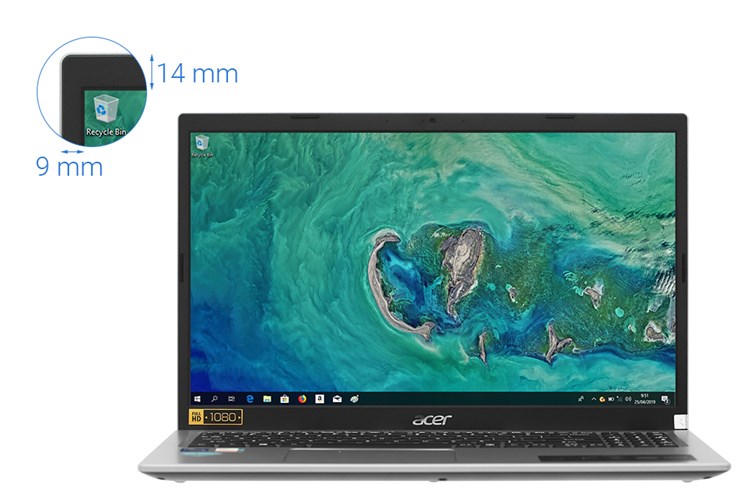 Laptop Acer Aspire 3 A315 58G 3597 i3 1115G4/8GB/256GB/2GB MX350/Win10 (NX.ADUSV.006) Màu Bạc
