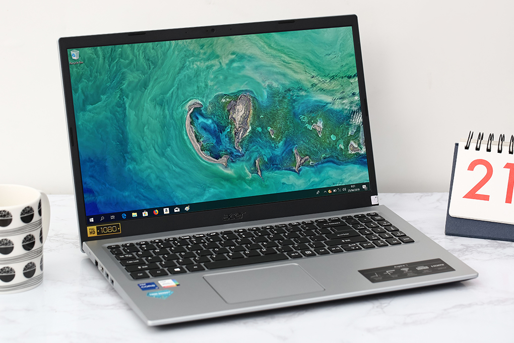 Laptop Acer Aspire 3 A315 58G 3597 i3 1115G4/8GB/256GB/2GB MX350/Win10 (NX.ADUSV.006) Màu Bạc