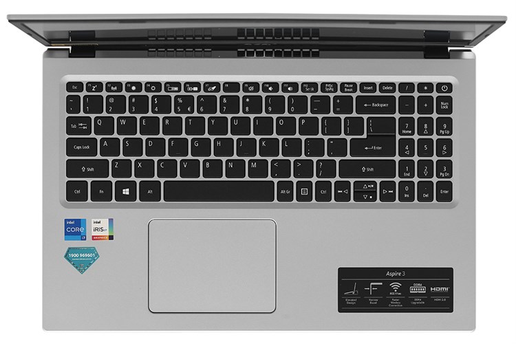 Laptop Acer Aspire 3 A315 58 73DV i7 1165G7/8GB/512GB/Win10 (NX.ADDSV.007) Màu Bạc