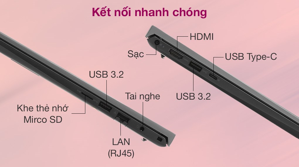 Laptop Dell Vostro 5410 i5 11300H/8GB/512GB/Office H&S2019/Win10 (V4I5014W)