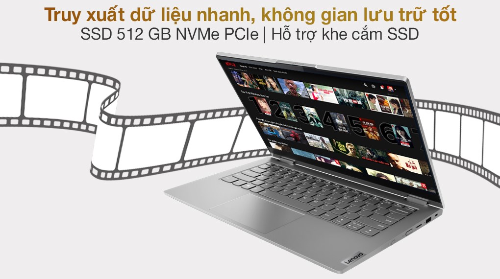 Laptop Lenovo ThinkBook 14s Yoga ITL i5 1135G7/8GB/512GB/Touch/Pen/Win10 (20WE004CVN)