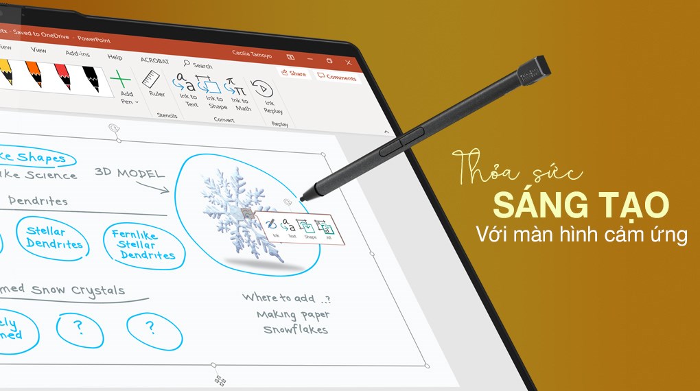 Laptop Lenovo ThinkBook 14s Yoga ITL i5 1135G7/8GB/512GB/Touch/Pen/Win10 (20WE004CVN)