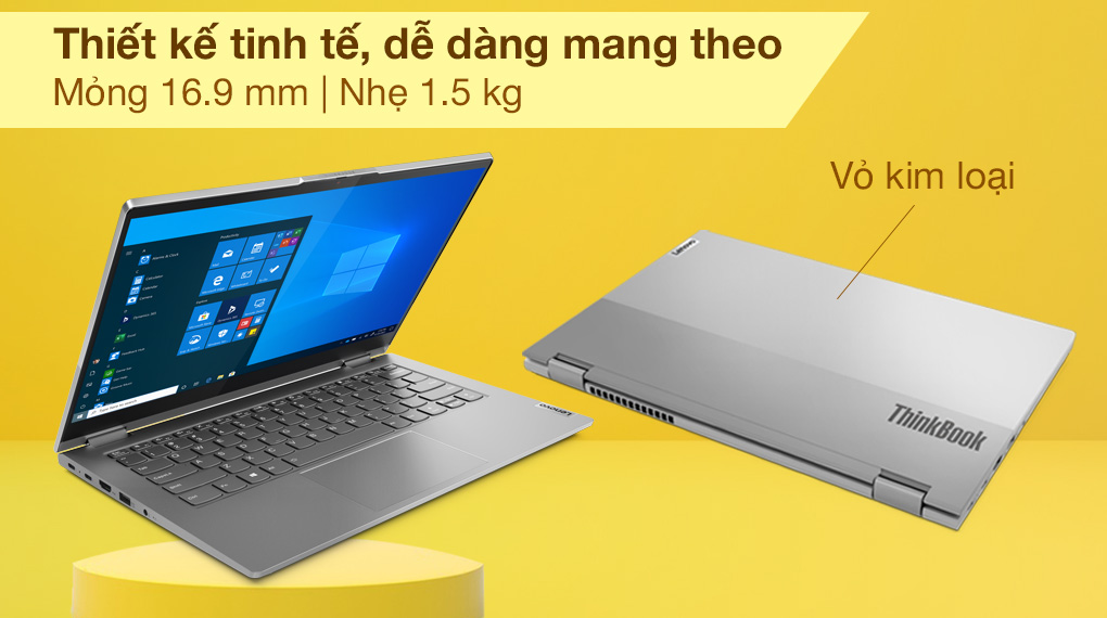 Lenovo ThinkBook 14s Yoga ITL i5 1135G7 (20WE004DVN) - Thiết kế