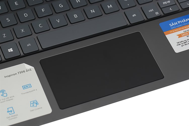 Laptop Dell Inspiron 7306A i7 1165G7/16GB/512GB/Touch/Pen/Win10 (P125G002N7306A) Màu Đen