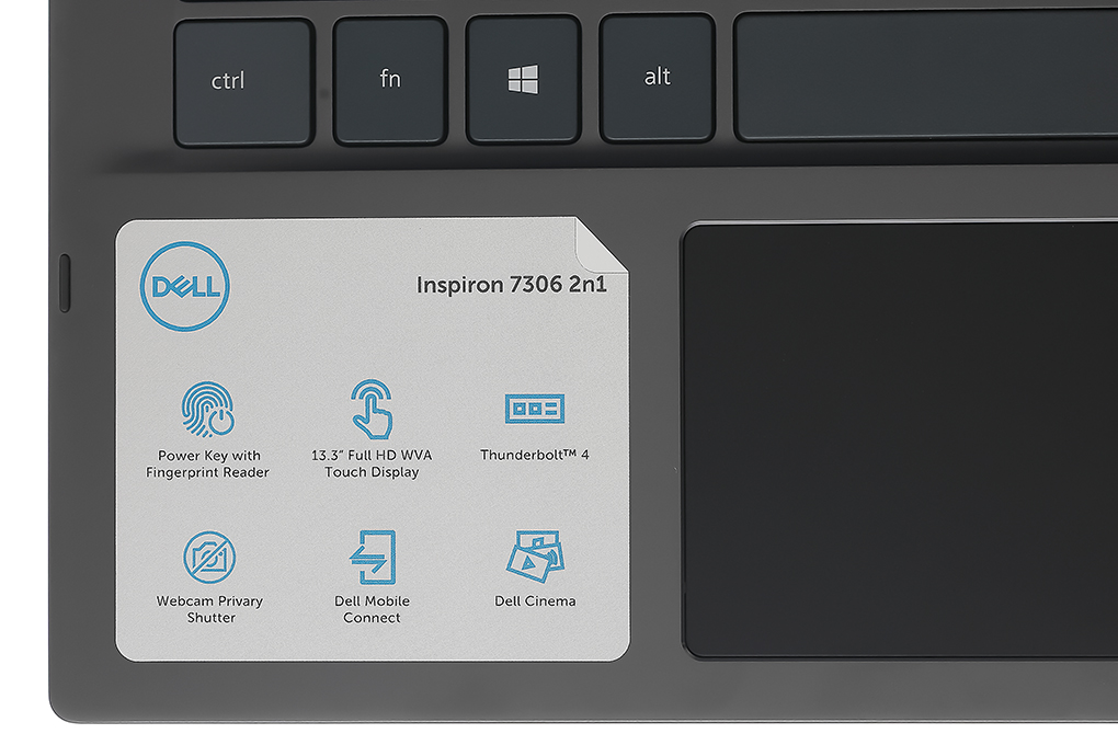 Laptop Dell Inspiron 7306A i7 1165G7/16GB/512GB/Touch/Pen/Win10 (P125G002N7306A) - 9