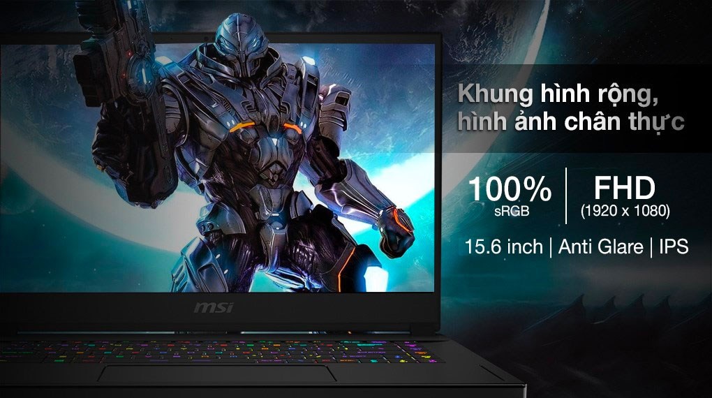 Laptop MSI Gaming GS66 Stealth 11UG i7 11800H/32GB/2TB SSD/8GB RTX3070 Max-Q/360Hz/Balo/Chuột/Win10 (219VN)