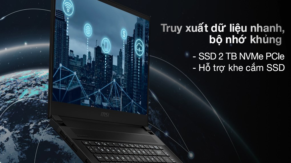 Laptop MSI Gaming GS66 Stealth 11UG i7 11800H/32GB/2TB SSD/8GB RTX3070 Max-Q/360Hz/Balo/Chuột/Win10 (219VN)