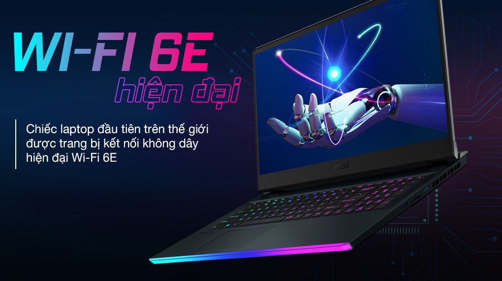 Laptop MSI Gaming GE76 Raider 11UH i9 11980HK/64GB/2TB SSD/16GB RTX3080/120Hz/Balo/Chuột/Win10 (434VN)