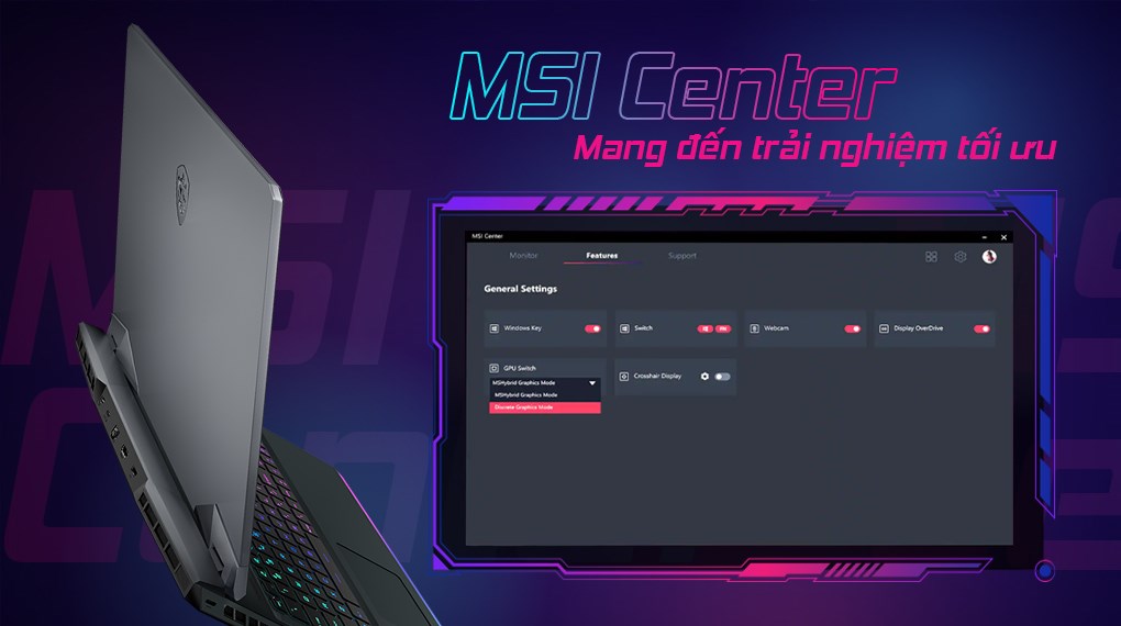 Laptop MSI Gaming GE76 Raider 11UH i9 11980HK/64GB/2TB SSD/16GB RTX3080/120Hz/Balo/Chuột/Win10 (434VN)
