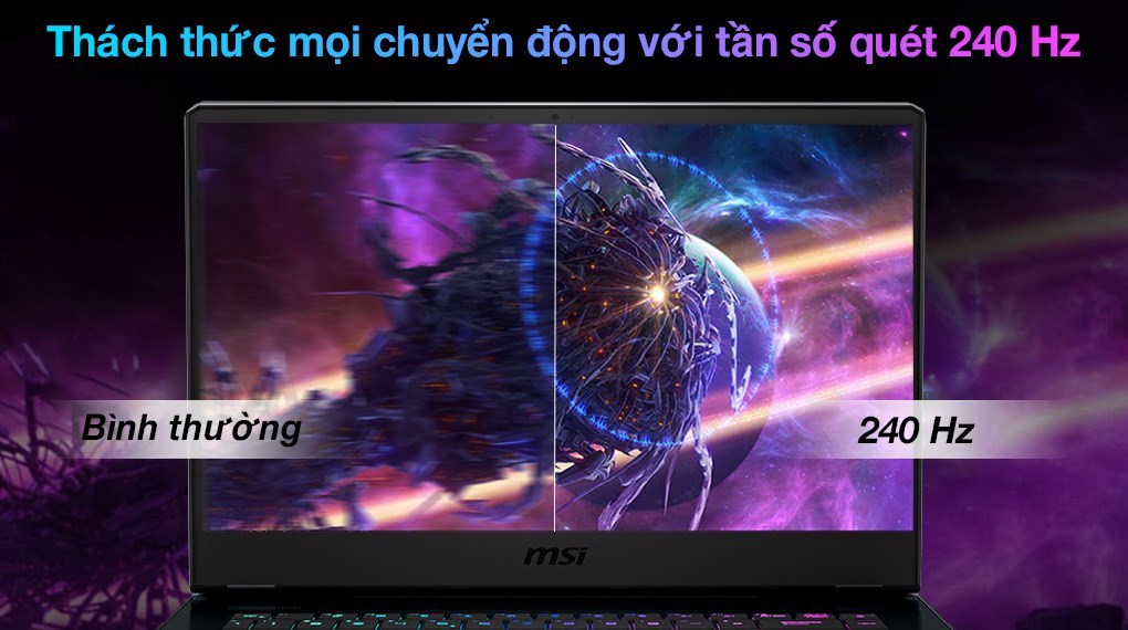 Laptop MSI Gaming GE66 Raider 11UH i7 11800H/32GB/2TB SSD/16GB RTX3080/240Hz/Balo/Chuột/Win10 (259VN)