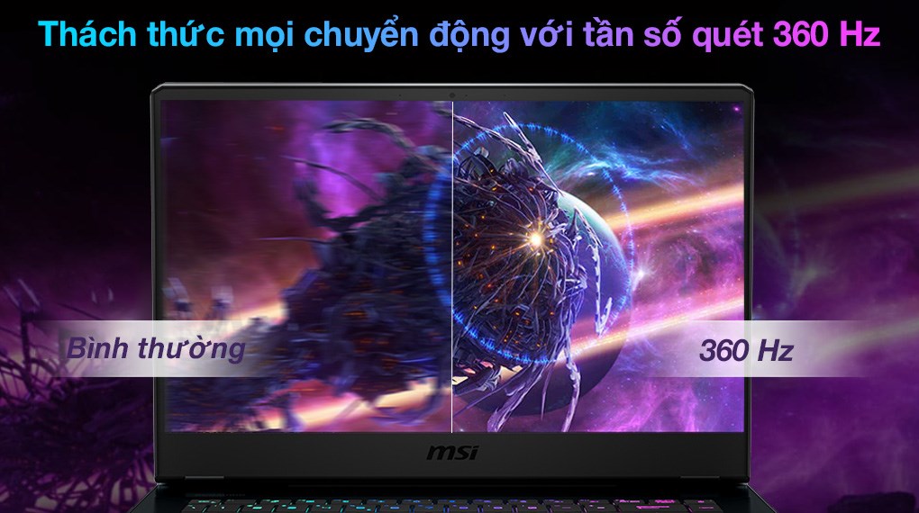 Laptop MSI Gaming GE66 Raider 11UG i7 11800H/16GB/2TB SSD/8GB RTX3070/360Hz/Balo/Chuột/Win10 (258VN)