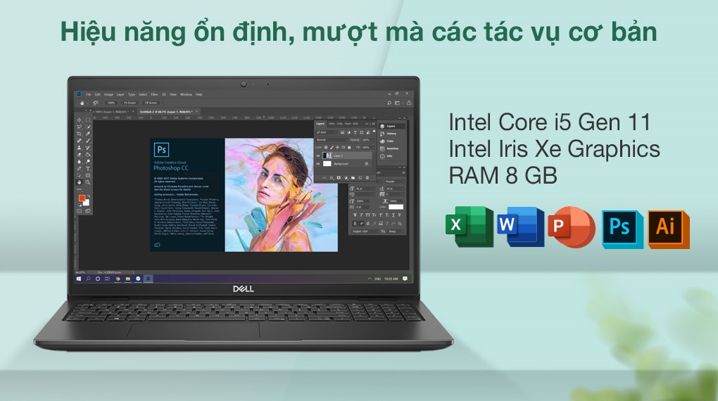 Laptop Dell Latitude 3520 i5 1135G7/8GB/256GB/Win10 Pro (70251593)