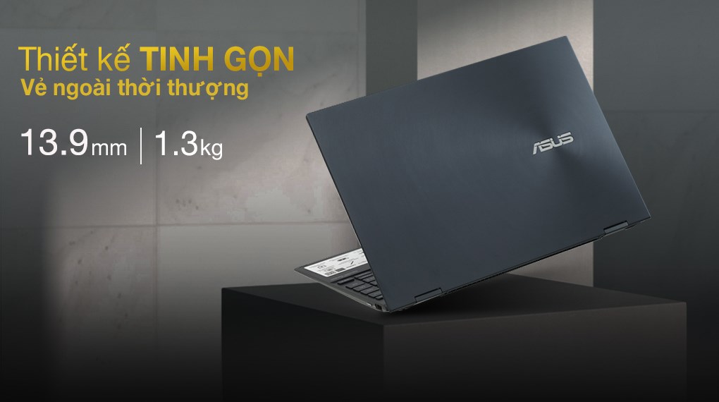 Laptop Asus ZenBook Flip UX363EA i7 1165G7/16GB/512GB/OLED/Touch/Pen/Cáp/Túi/Win10 (HP163T)