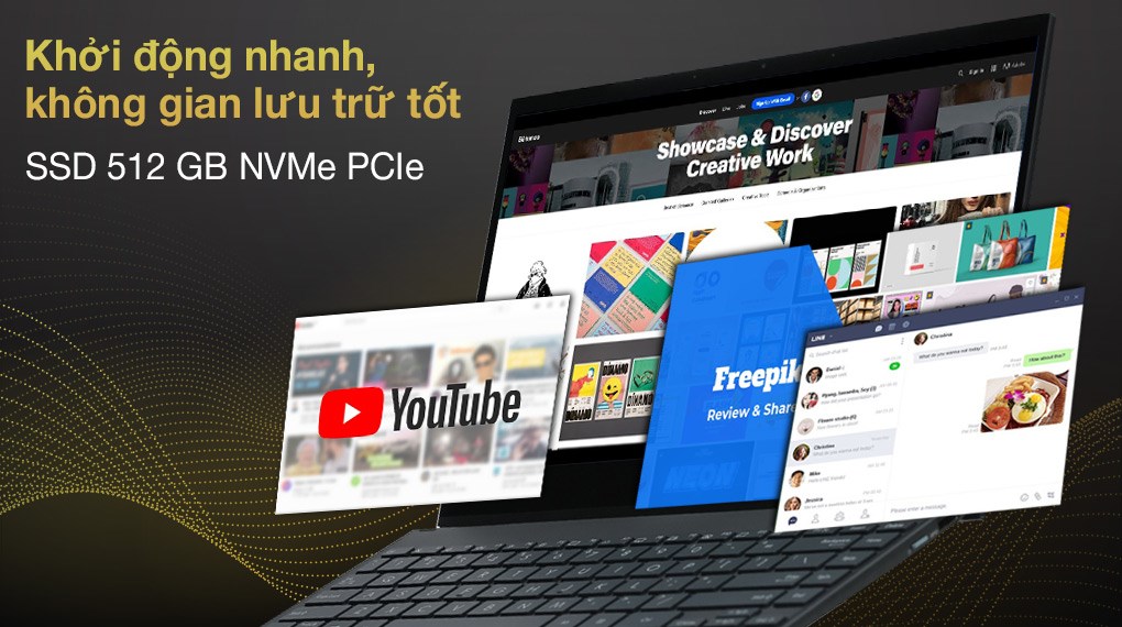 Laptop Asus ZenBook Flip UX363EA i7 1165G7/16GB/512GB/OLED/Touch/Pen/Cáp/Túi/Win10 (HP163T)