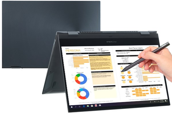 Laptop Asus ZenBook Flip UX363EA i7 1165G7/16GB/512GB/OLED/Touch/Pen/Cáp/Túi/Win10 (HP163T)