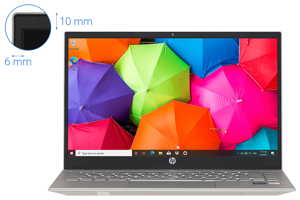 Laptop HP Pavilion 14 dv0535TU i5 1135G7/8GB/32GB+512GB/Win10 (4P5G4PA) Màu Vàng