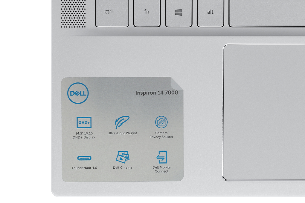 Laptop Dell Inspiron 7400 i5 1135G7/16GB/512GB/2GB MX350/Win10 (N4I5134W) Màu Bạc