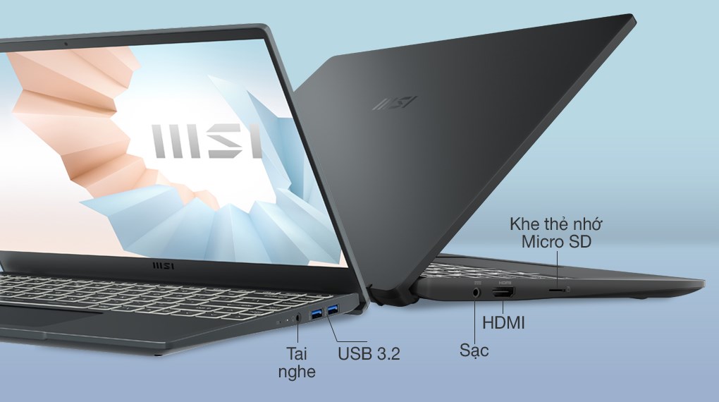 Laptop MSI Modern 14 B11MOL i3 1115G4/8GB/256GB/Win10 (813VN)