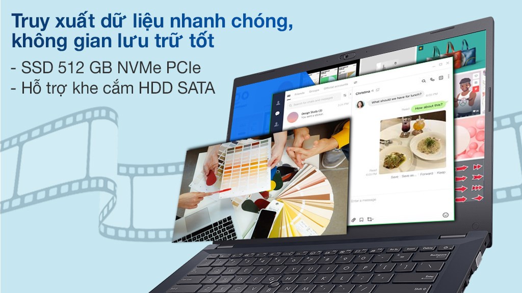 Laptop Asus ExpertBook P2451FA i5 10210U/8GB/512GB/Win10 (EK2772T)