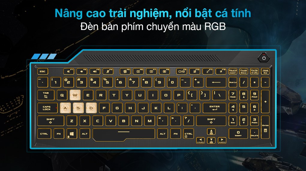 Laptop Asus TUF Gaming FX506HCB i5 11400H/8GB/512GB/4GB RTX3050/144Hz/Win10 (HN139T)