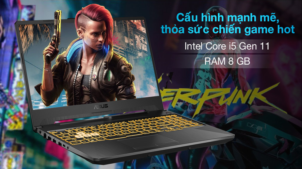 Asus TUF Gaming FX506HCB i5 11400H (HN139T) - Cấu hình