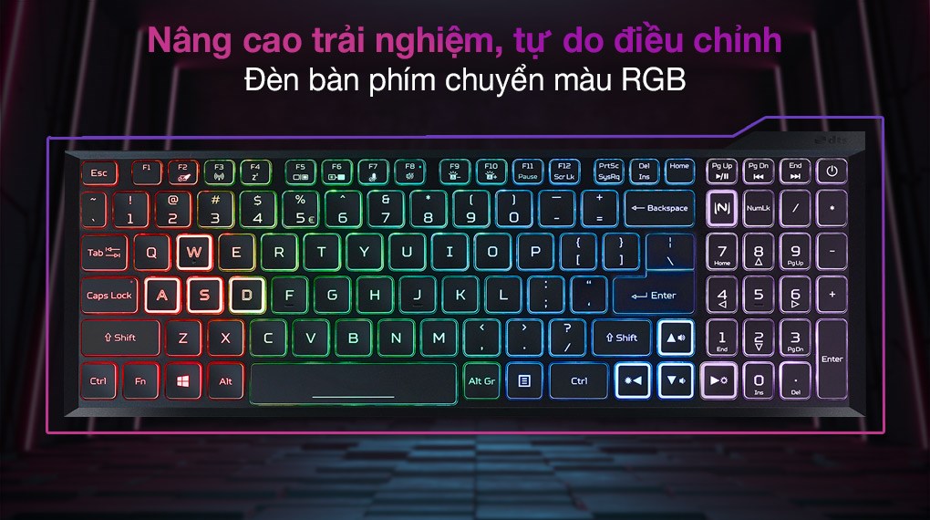 Laptop Acer Nitro 5 Gaming AN515 56 5256 i5 11300H/16GB/512GB/4GB GTX1650/144Hz/Win10 (NH.QBZSV.005)