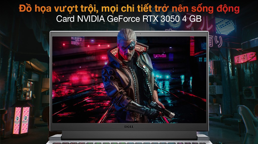 Laptop Dell Gaming G15 5515 R5 5600H/8GB/256GB/4GB RTX3050/120Hz/Win10 (P105F004AGR)
