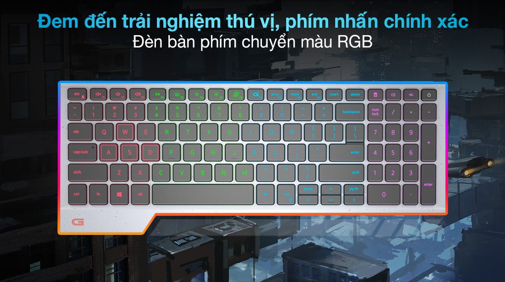 Laptop Dell Gaming G15 5515 R5 5600H/16GB/512GB/4GB RTX3050/120Hz/Win10 (P105F004BGR)