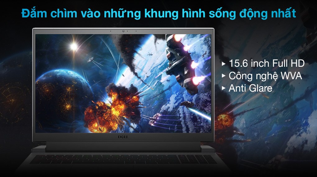 Laptop Dell Gaming G15 5515 R5 5600H/16GB/512GB/4GB RTX3050/120Hz/Win10 (P105F004BGR)