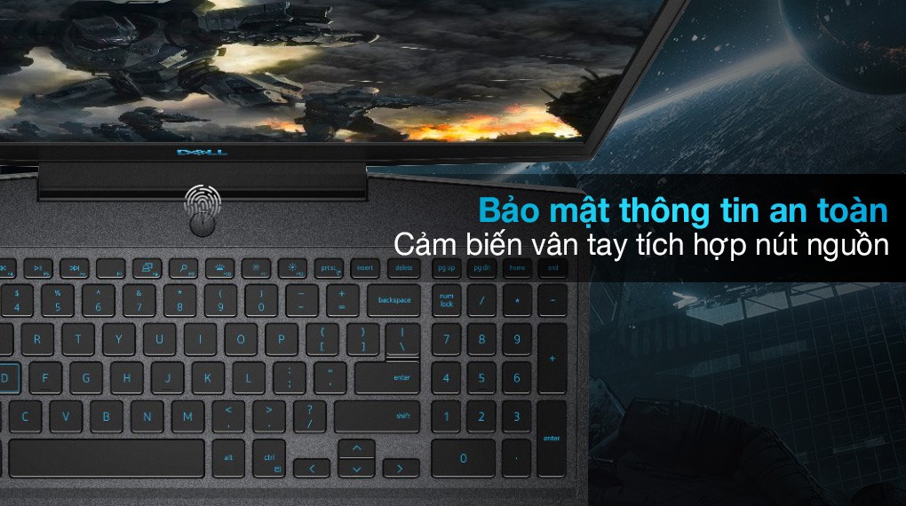 Laptop Dell Gaming G3 i7 10750H/16GB/512GB/6GB GTX1660Ti/120Hz/Win10 (P89F002G3500B)