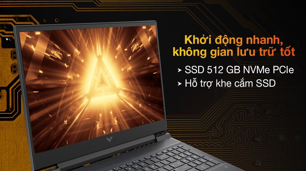 Laptop HP Gaming VICTUS 16 e0177AX R5 5600H/8GB/512GB/4GB GTX1650/144Hz/Win10 (4R0U9PA)