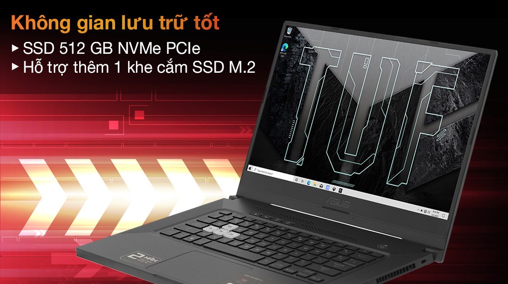 Laptop Asus TUF Gaming FX516PM i7 11370H/8GB/512GB/6GB RTX3060/144Hz/Win10 (HN002T)