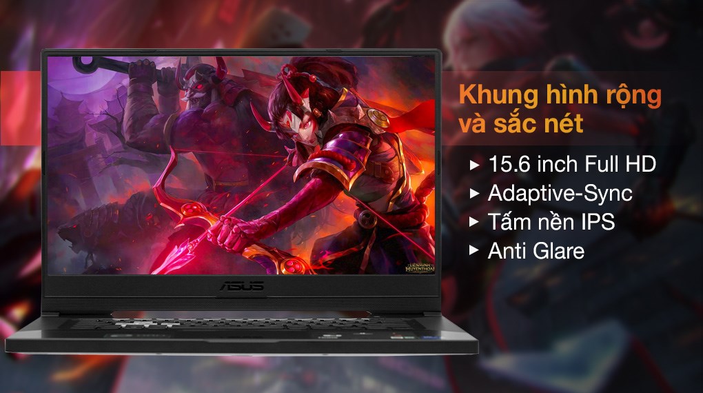 Laptop Asus TUF Gaming FX516PM i7 11370H/8GB/512GB/6GB RTX3060/144Hz/Win10 (HN002T)