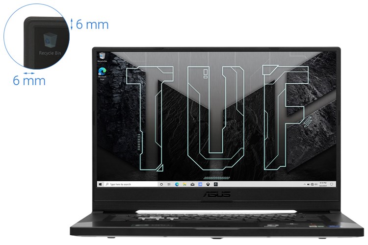 Laptop Asus TUF Gaming FX516PM i7 11370H/8GB/512GB/6GB RTX3060/144Hz/Win10 (HN002T) Màu Xám