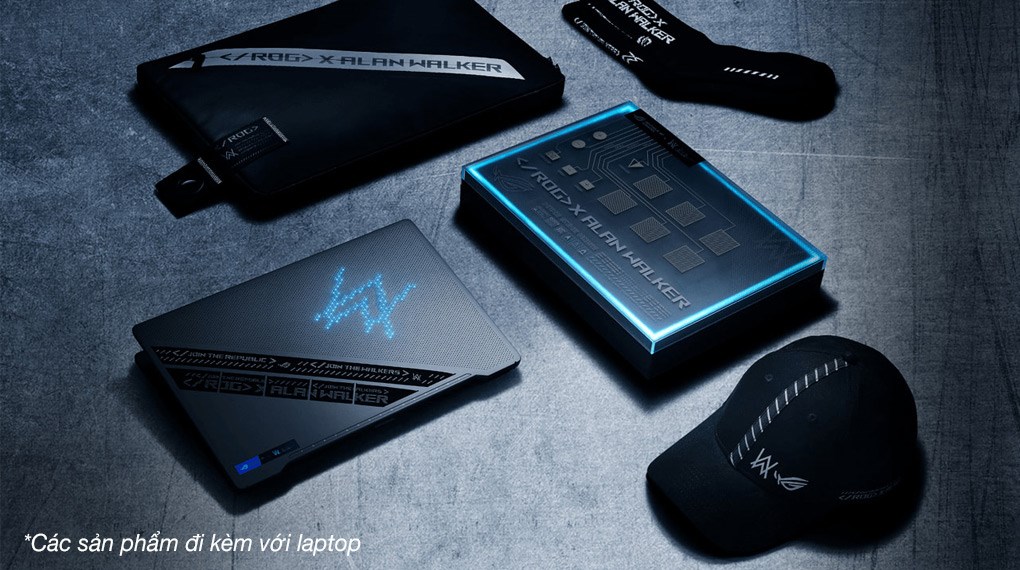 Laptop Asus ROG Zephyrus G14 Alan Walker GA401QEC R9 5900HS/16GB 1TB/4GB RTX3050Ti/120Hz/Túi/Win10 (K2064T)