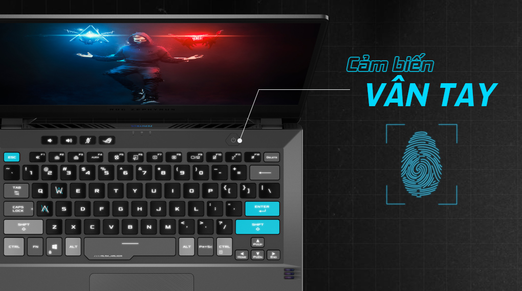 Laptop Asus ROG Zephyrus Gaming G14 Alan Walker 46.990.000đ - 4