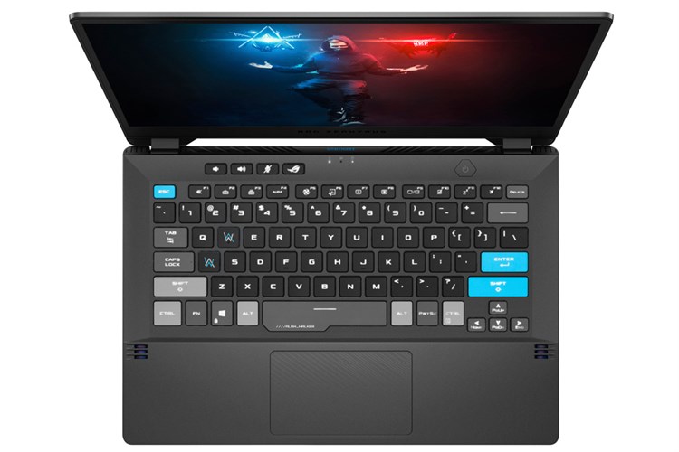 Laptop Asus ROG Zephyrus G14 Alan Walker GA401QEC R9 5900HS/16GB 1TB/4GB RTX3050Ti/120Hz/Túi/Win10 (K2064T) Màu Xám