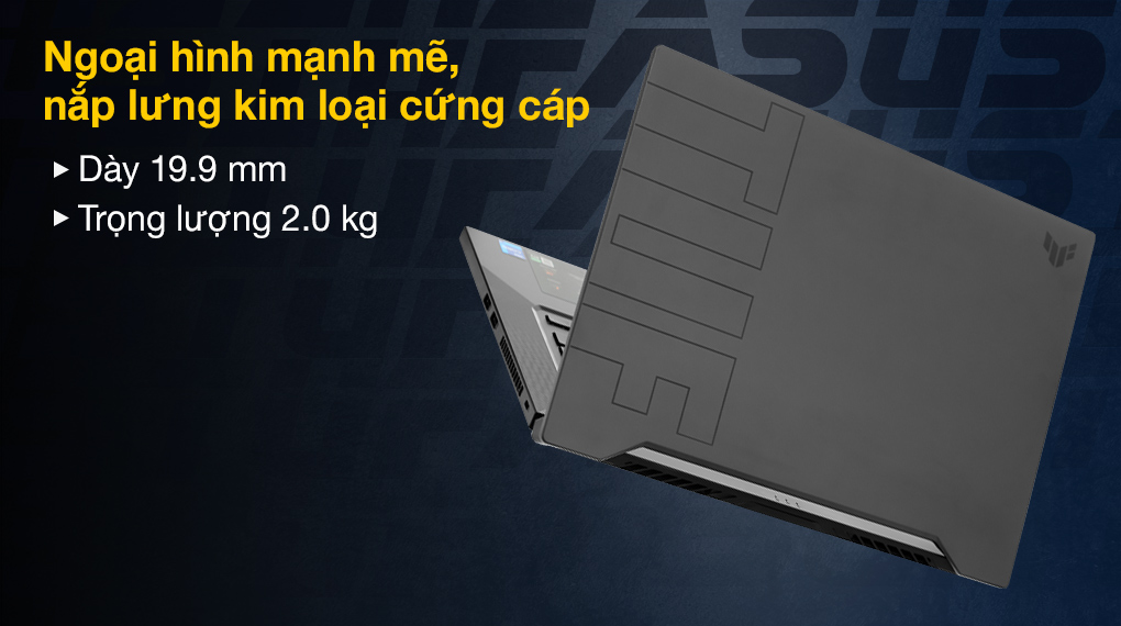 Asus TUF Gaming FX516PC i7 11370H (HN001T) - Thiết kế