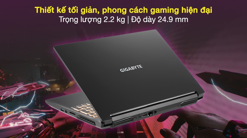Laptop GIGABYTE Gaming G5 i5 10500H/16GB/512GB/6GB RTX3060/144Hz/Win10 (5S11130SH)