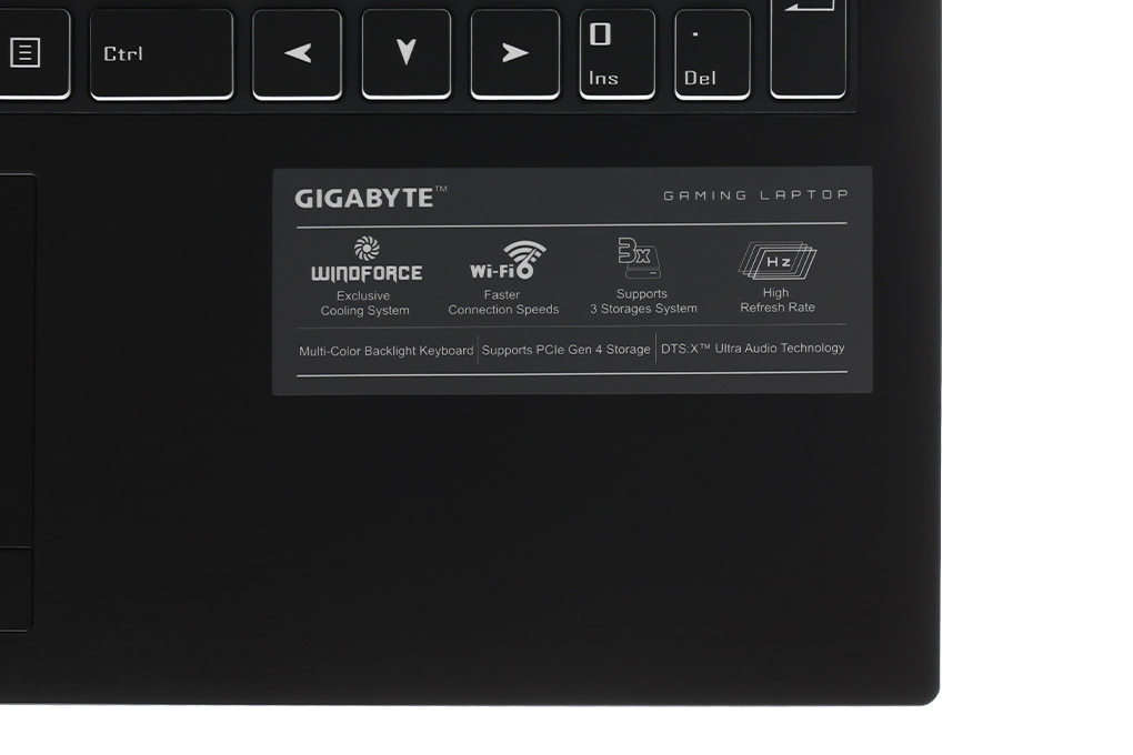 Siêu thị laptop GIGABYTE Gaming G5 i5 10500H/16GB/512GB/6GB RTX3060/144Hz/Win10 (5S11130SH)