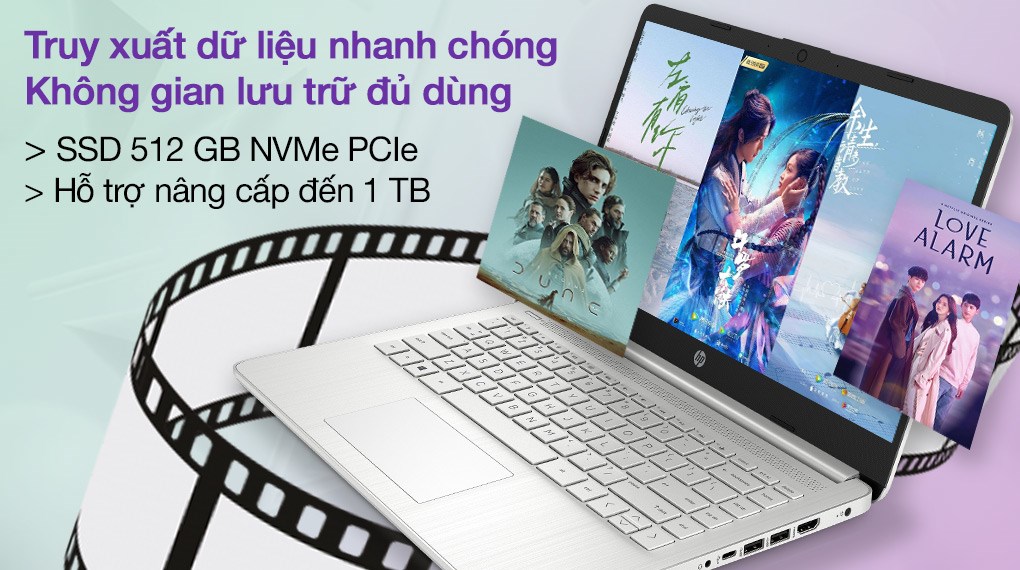 Laptop HP 14s fq1065AU R5 5500U/8GB/512GB/Win10 (4K0Z5PA)
