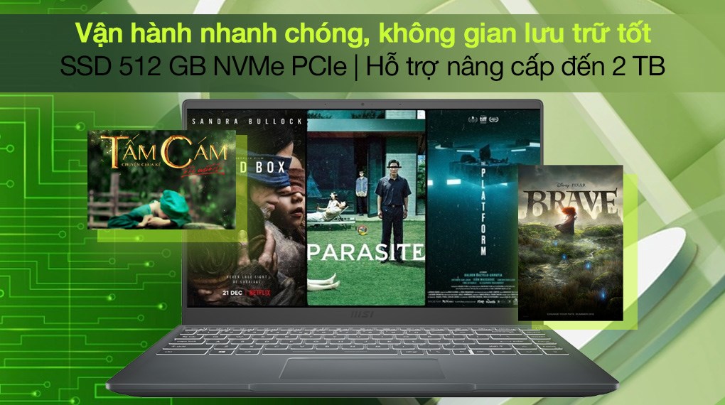 Laptop MSI Modern 14 B5M R5 5500U/8GB/512GB/Túi/Chuột/Win10 (063VN) - 5
