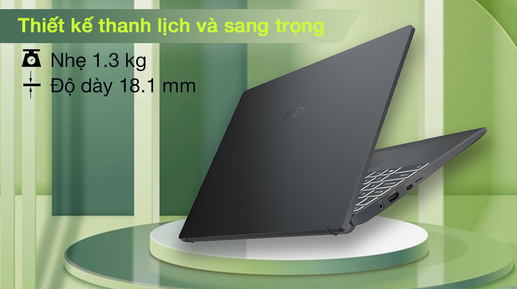 MSI Modern 14 B5M R5 5500U (063VN) - Thiết kế