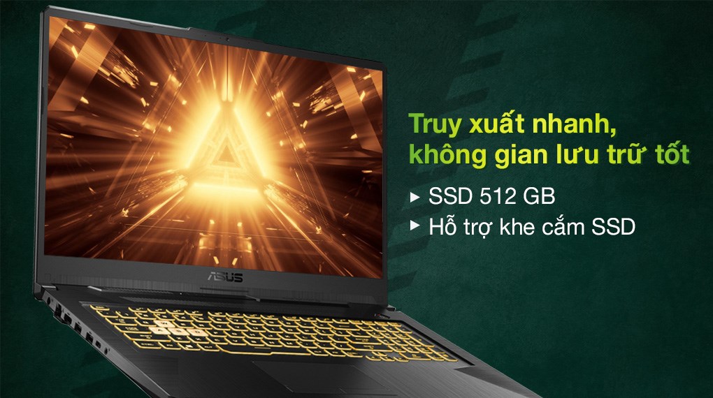 Laptop Asus TUF Gaming FX706HC i7 11800H/8GB/512GB/4GB RTX3050/144Hz/Win10 (HX009T)